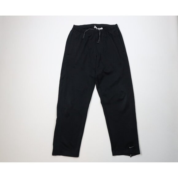 Vintage Nike Mens Medium Travis Scott Mini Swoosh Thermal Knit Wide Leg Pants